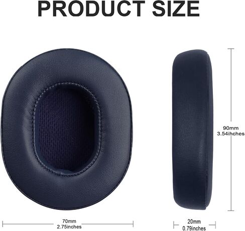 منصات الأذن البديلة لمكان Skullcandy Wireless ANC ، وسائد أذن سماعات الرأس لأغطية سماعات الرأس Skullcandy Wireless/Evo/Hesh ANC/EVO/Crusher ANC CUPS CUPS-Black. (بني) in Saudi Arabia