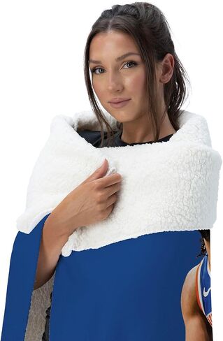 Northwest NBA New York Knicks Jalen Brunson Silk Touch Sherpa Throw Blanket, Cozy for All Seasons, Lightweight for Couch, Sofa, Boys Girls Bedding, 50 x 60 inches in Saudi Arabia