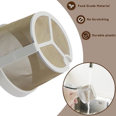 2Pack سلة القهوة متوافقة مع صانع القهوة Ninja ، مرشحات سلة قابلة لإعادة الاستخدام لـ Ninja PB051/PB041st in Kuwait