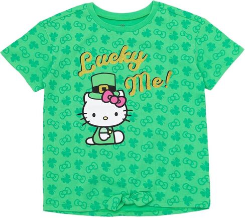 Hello Kitty Birthday July 4th Halloween Girls T-Shirt Toddler to Big Kid Sizes (2T - 14-16) in Saudi Arabia