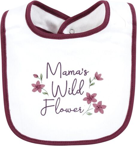 Hudson Baby Unisex Baby Cotton Bibs, Pumpkin Spice Date, One Size in Kuwait