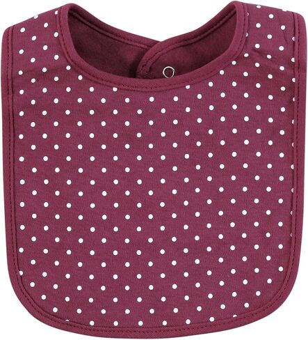 Hudson Baby Unisex Baby Cotton Bibs, Pumpkin Spice Date, One Size in Kuwait