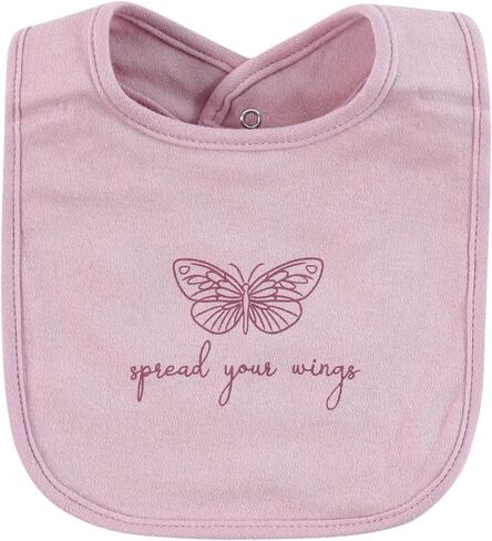 Hudson Baby Unisex Baby Cotton Bibs, Pumpkin Spice Date, One Size in Kuwait