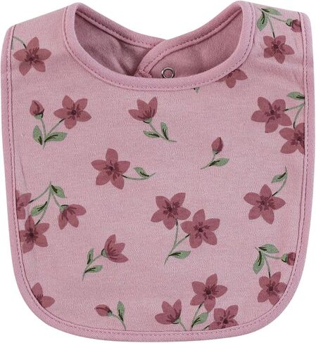 Hudson Baby Unisex Baby Cotton Bibs, Pumpkin Spice Date, One Size in Kuwait