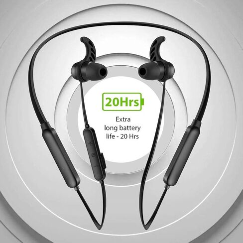 Avantree NB16-Q - Bluetooth 5.2 Neckband Earbuds with Qualcomm aptX Adaptive, 20hrs Play time, Universal Comfortable & Secure Headphones for Phones, Smart TVs, and PCs in Saudi Arabia