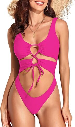 المرأة مثير عالية قطع قطعة واحدة ملابس السباحة انقطاع ثونغ Monokini المايوه الدانتيل يصل بيكيني ملابس السباحة in Kuwait