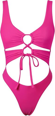 المرأة مثير عالية قطع قطعة واحدة ملابس السباحة انقطاع ثونغ Monokini المايوه الدانتيل يصل بيكيني ملابس السباحة in Kuwait