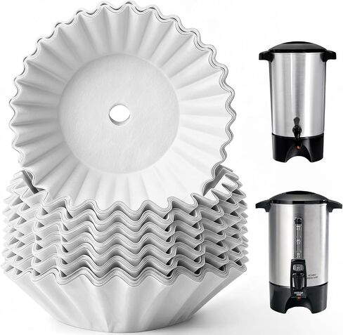 MIMORE Coffee Filters - 100 PCS Percolator Coffee Filters for Hamilton Beach 45 Cup Coffee Urn Filters - Disposable Paper Coffee Filter Basket in Kuwait