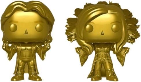 Funko Pop Ric and Charlotte Flair in Saudi Arabia