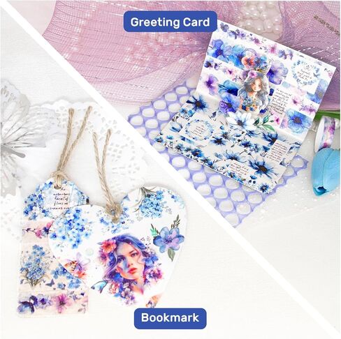 مجموعة شريط Washi Butterfly ، ملصقات الفراشة 720pcs لزجاجات المياه ، ملصقات سجل القصاصات للمجلات Notebook Cards Window in Saudi Arabia