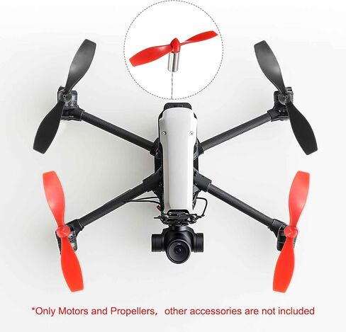 MECCANIXITY Propeller Props 720 Hollow Cup Motors with 4 Pieces of 75MM Drone Propellers AB Blades Spare Parts for Controlling The Hollow Cup Motor of A Quadcopter in Saudi Arabia