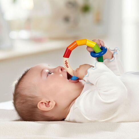 HABA Clutching Toy Ball Wheel Wooden Baby Toy (Made in Germany) in Saudi Arabia