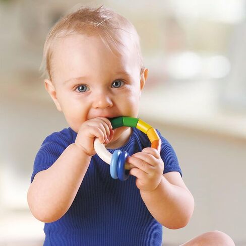 HABA Clutching Toy Ball Wheel Wooden Baby Toy (Made in Germany) in Saudi Arabia
