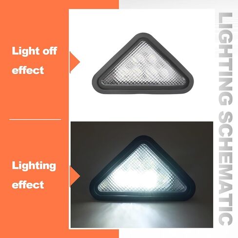 HECASA LED Light Kit Headlight & Tail Light Compatible with Bobcat Skid Steer Loader 751 753 763 Replacement for 7259523 7259524 6670284 6674400 6661353 6672276 6674401 Clear Lens + Red Lens Plastic in Saudi Arabia