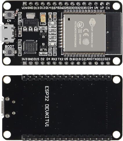 AITRIP 3 SETS 30PIN ESP32 ESP-32S TYPE-C USB CP2102 لوحة تطوير + ESP32 Breakout Board Shield 1 إلى 2 لوحة 2.4 جيجا هرتز WiFi Bluetooth Dual Core in Kuwait