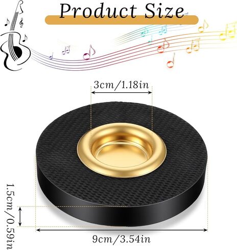 Cello Rock Stop, Cello Endpin Rest for Floor Protector Rock Stop Endpin Stand Holder with Reinforced Brass Cup and Nylon Mat Anti-Slip Base for Enhanced Stability During Practice and Performances in Saudi Arabia