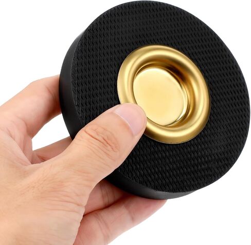 Cello Rock Stop, Cello Endpin Rest for Floor Protector Rock Stop Endpin Stand Holder with Reinforced Brass Cup and Nylon Mat Anti-Slip Base for Enhanced Stability During Practice and Performances in Saudi Arabia