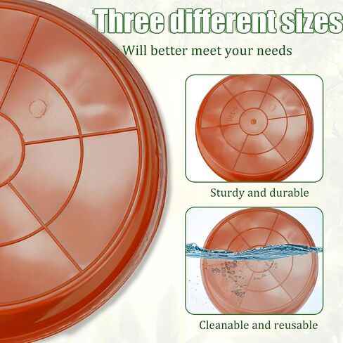 Reusable Mold Tray for Stepping Stone 3 Size Soft PlasticCement Molds for Concrete and Stained Glass Round in Kuwait