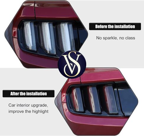 Jecar Smoked Tail Light Cover Cover Ford for Ford Mustang 2018-2023 in Kuwait
