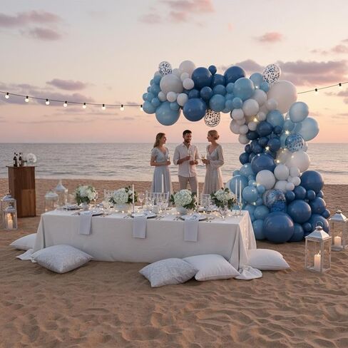 هالوين بالون جارلاند جارلاند أكيز - 98 PCS الأسود والبرتقالي والأخضر واللاحق البنفسجي + الخفافيش ، والبالونات اليقطين وبو مع الإكسسوارات - ديكور الحفلات العصبي - DIY Kit by Vellax® in Kuwait