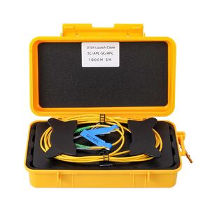 OTDR Launch Cable Box SC/APC to LC/UPC Single Mode 1000 Meter Fiber Optic OTDR Launch Cord Dead Zone Eliminator Extension Cord Fiber Optic Optical Cable Tester Tool in Kuwait