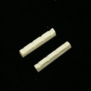 (D66) 2 x Slotted Nut For 4 Strings Bass Guitar 42mm Long x 6mm Thick in Saudi Arabia