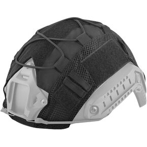 ATAIRSOFT Tactical Helmet Cover 500D Nylon Helmet Cloth for BJ/PJ/MH Airsoft Paintball Fast Bump Helmet in Size M/L/XL - Without Helmet in Kuwait