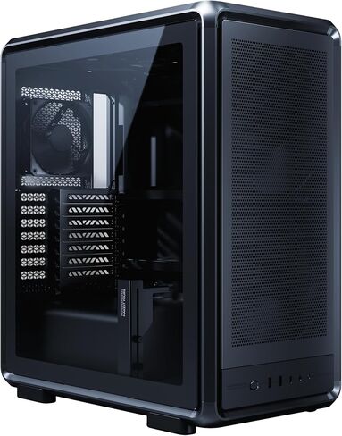 Cooler Master MasterFrame 500 Mesh aRGB Black Freeform 2.0 Modular Platform Open-Air ATX Mid-Tower Case, Aluminum Frame,Dual 200mm aRGB Fans, 390mm GPU Max, 360mm AIO Max, Type C, Tempered Glass in Saudi Arabia