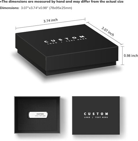 عالي السرعة مخصصة USB Drive 100 حزمة ، 360 درجة تصميم دوارة محرك أقراص فلاش USB مع شعار ، مثالي للطلاب والشركات (2G ، مع صندوق بلاستيكي) in Kuwait