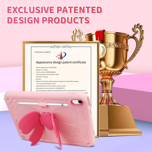 حالة لـ iPad (A16) الجيل الحادي عشر 11 بوصة 2025/لجيل iPad العاشر 10.9 بوصة 2022 غطاء الكمبيوتر اللوحي مع حزام الكتف والبناد in Kuwait