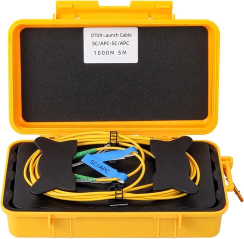 OTDR تشغيل كابل Cable Box SC/APC إلى LC/UPC الوضع المفرد 1000 متر الألياف البصرية OTDR OTDR الحبل الميت Eliminator تمديد الألياف الألياف البصرية بصري أداة in Kuwait
