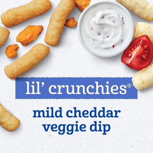 Gerber Lil' Crunchies, Cheddar and Veggie Dip, 1.48 Ounce, 4 Count in Saudi Arabia