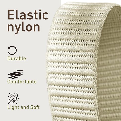 LYSANDRA 2 Pack Sport Nylon Bands Compatible with Spade Co Health Smartwatch 4 Stretchy Loop Woven Braided Soft Women Men Strap Compatible for Spade Co Health Smartwatch 4 in Kuwait