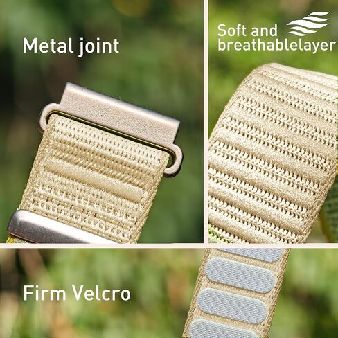 LYSANDRA 2 Pack Sport Nylon Bands Compatible with Spade Co Health Smartwatch 4 Stretchy Loop Woven Braided Soft Women Men Strap Compatible for Spade Co Health Smartwatch 4 in Kuwait