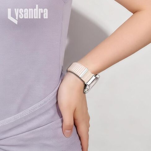 LYSANDRA 2 Pack Sport Nylon Bands Compatible with Spade Co Health Smartwatch 4 Stretchy Loop Woven Braided Soft Women Men Strap Compatible for Spade Co Health Smartwatch 4 in Kuwait