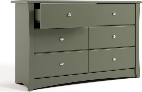 STORKCRAFT Crescent Dresser, 33.5x53.4x16.8 Inch (Pack of 1), Black in Kuwait