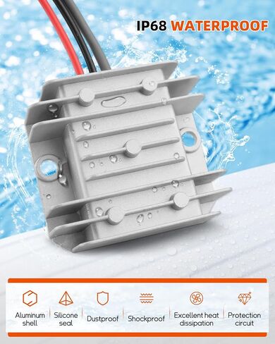 12V to 30V Adapter DC Step Up Converter with Power Cord Fit for Starlink Mini, 9-28V Input 30V 3.5A Output, for Power Supply Step Up in Kuwait