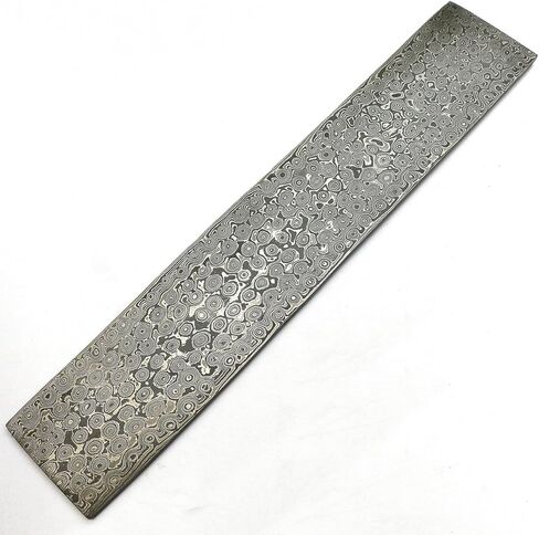 PAL 2000 Hunting Knives Pattern Blank Blade 15 x2 x5mm مصنوعة يدويًا Damascus Steel Bar مخصص Damascus Steel Billet (9926) in Kuwait