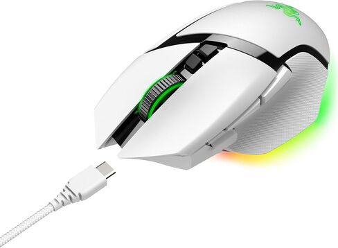 Razer Basilisk V3 Pro Customizable RGB Wireless Gaming Mouse, Black | Optical Switches Gen-3, HyperScroll Tilt Wheel, RGB, 11 Programmable Buttons, Focus Pro 30K Optical Sensor, 150 Hr Battery in Kuwait