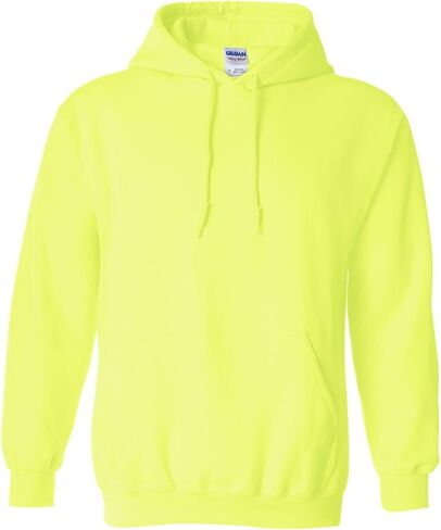 Hooded Pullover Sweat Shirt Heavy Blend 50/50 7.75 oz. by Gildan (Style# 18500) (XX-Large, Safety Green) in Saudi Arabia