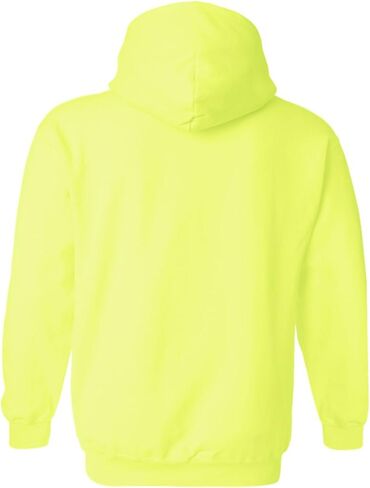 Hooded Pullover Sweat Shirt Heavy Blend 50/50 7.75 oz. by Gildan (Style# 18500) (XX-Large, Safety Green) in Saudi Arabia