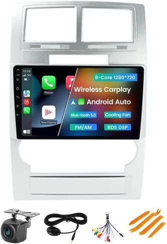 Car Radio for Dodge Charger 2008 2009 2010 Stereo Head Unit 2GB+64GB in Saudi Arabia