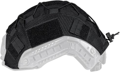 غطاء خوذة تكتيكية من ATAIRSOFT 500D من النايلون من القماش لخوذة BJ/PJ/MH Airsoft Paintball سريعة الارتطام بمقاس M/L/XL - بدون خوذة in Kuwait