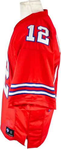 Jim Kelly Jersey Red Buffalo | Unisex Adult Sizes S-5XL Unsigned Custom Sewn Stitched in Saudi Arabia