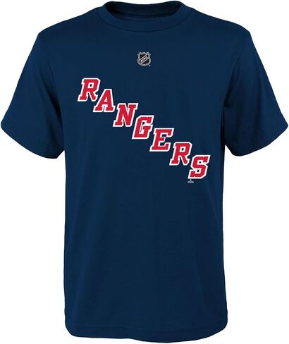 Outerstuff Henrik Lundqvist #30 New York Rangers NHL Kids Youth 4-20 Navy Player Name & Number T-Shirt in Saudi Arabia