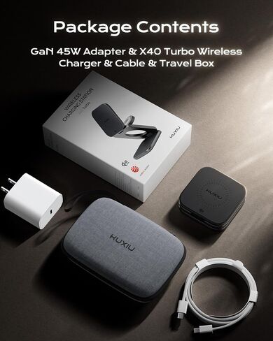 QI2.2 25W شاحن لاسلكي مغناطيسي ، قابلة للطي 3 في محطة شحن سفر لـ iPhone 17/16/15/14/13/12 ، 5W لـ Apple Watch & Airpods ، تصميم سبيكة الألومنيوم ، محول 45W GAN ، رمادي ، in Saudi Arabia