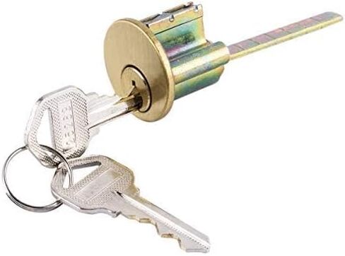 Jimmy Proof Deadbolt Lock with Heavy Duty Single Cylinder deadbolt Fit Most of The Antique Entry Door in Gold Finish 2 Sets in Kuwait