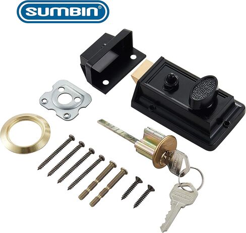 قفل حافة Deadbolt Deadbolt مع مفتاحين يناسب معظم الباب العتيقة في الذهب في النهاية 2 مجموعات in Kuwait