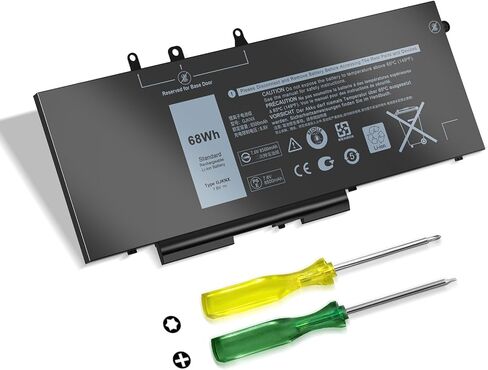 53WH H5CKD 15V بطارية متوافقة مع Dell 5400 7300 7506 2-in-1 5406 7405 7306 7500 Silver 5300 5408 5409 5301 5401 5402 5501 5502 5508 5508 Latitud in Saudi Arabia
