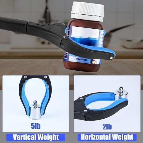 6 Pack Heavy Duty Grabber Reacher Tools for Seniors，32" Foldable Trash Picker with 360° Rotating Head & Non-Slip Grip, Long Reach Mobility Aid for Elderly, Outdoor Cleaning & Arm Extension in Kuwait